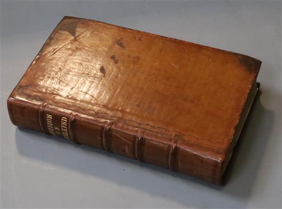 Robinson, Thomas - The Common Law of Kent: or, the Customs of Gavelkind. With an Appendix Concerning